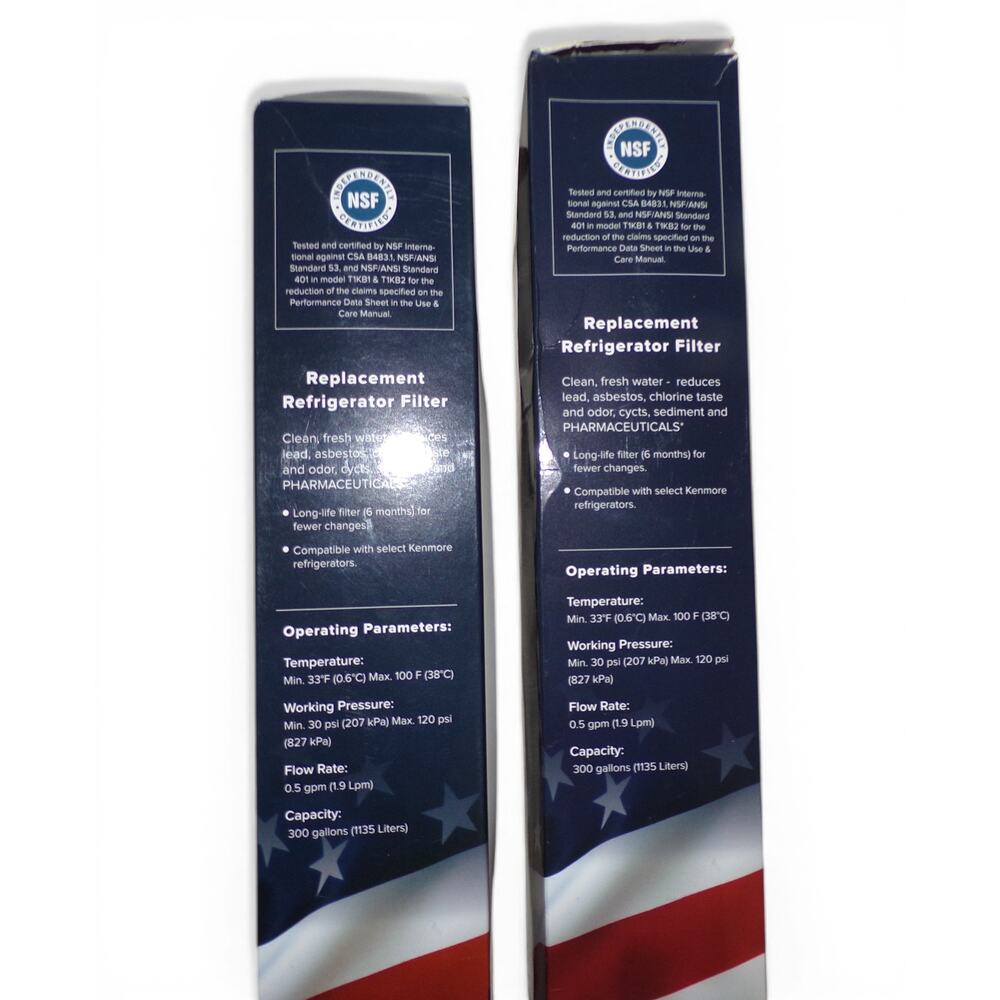 (2) Top Pure #3 Replacement Refrigerator Filters New Sealed Boxes Show Wear - Picture 6 of 6